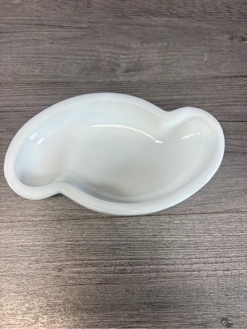 Vintage Milk Glass Dish Toltec Star and Cane